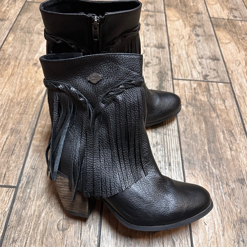 Women’s Harley Davidson fringe boots